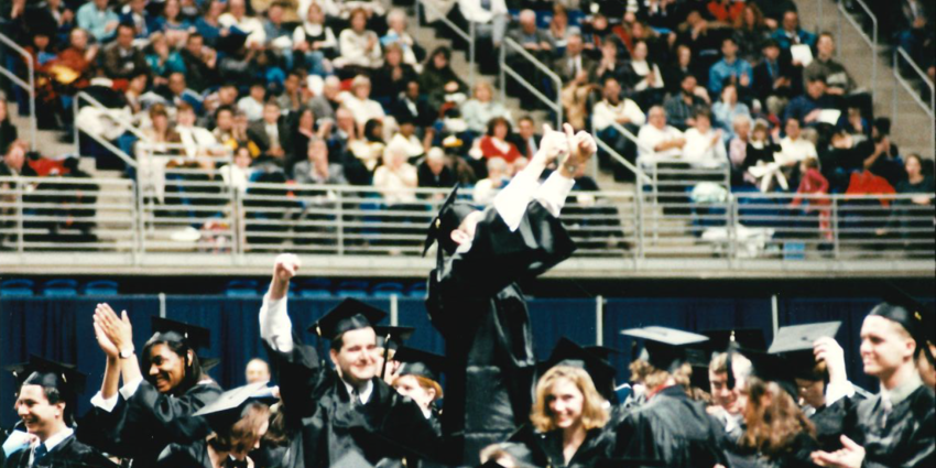 The First Event in the Bryce Jordan Center, Penn State Commencement