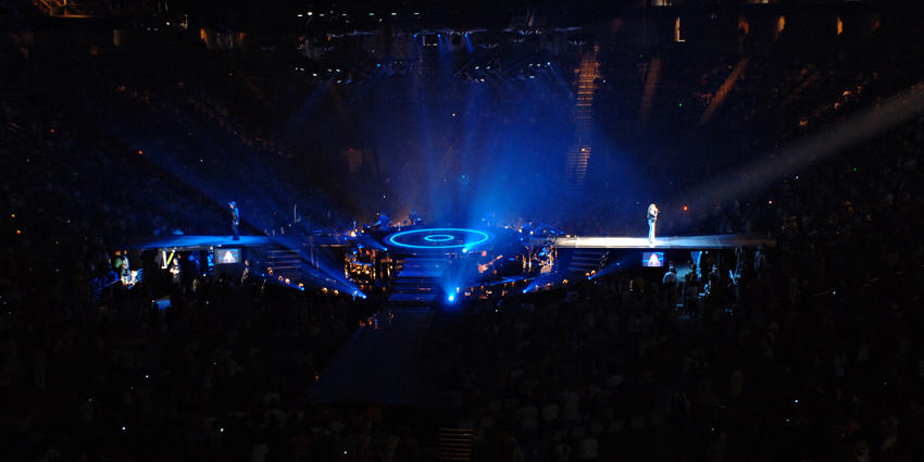 Tim McGraw and Faith Hill at the Bryce Jordan Center