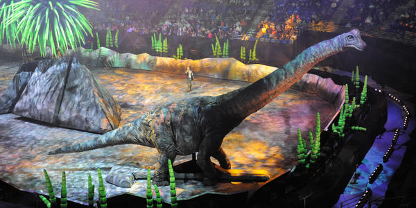 Walking with Dinosaurs at the Bryce Jordan Center