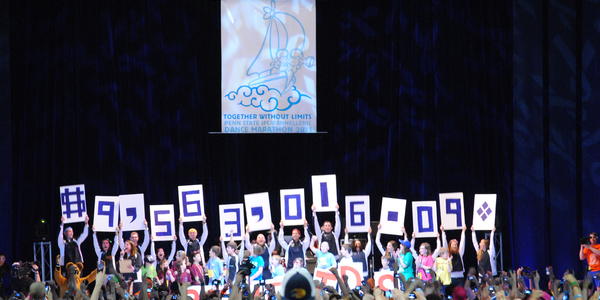THON 2011 raised 9,563,016.09 for pediatric cancer.