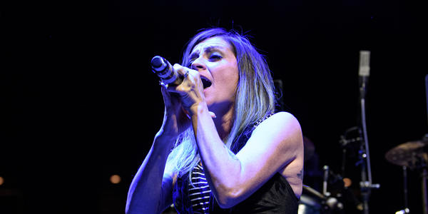 Lacey Sturm performing at the Bryce Jordan Center