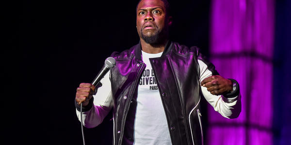 Kevin Hart performs his stand up comedy routine with the crowd at the BJC. 