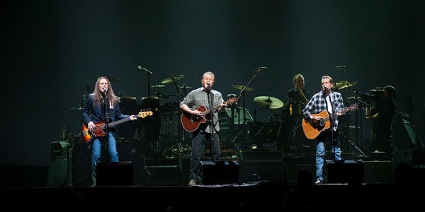The Eagles perform on stage at the Bryce Jordan Center in 2010.
