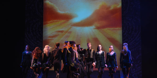 Riverdance performing traditional Irish dancing for the BJC audience in 2012.