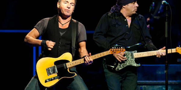 Bruce Springsteen & the E Street Band perform during their "Working On A Dream" tour at the Bryce Jordan Center in 2009.