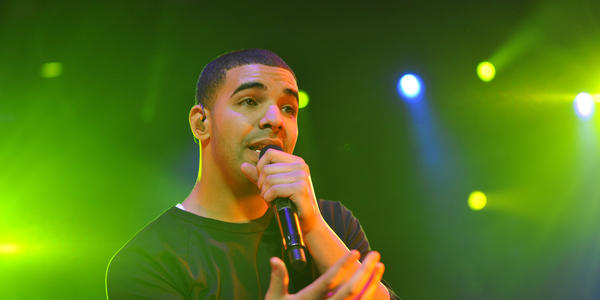 Grammy-nominated recording artist Drake sings for the audience during his concert at the Bryce Jordan Center in 2010.
