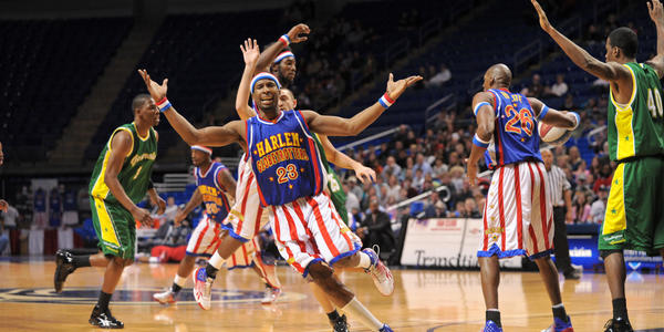 Globetrotters scored against the Generals during their performance at the BJC in 2010.
