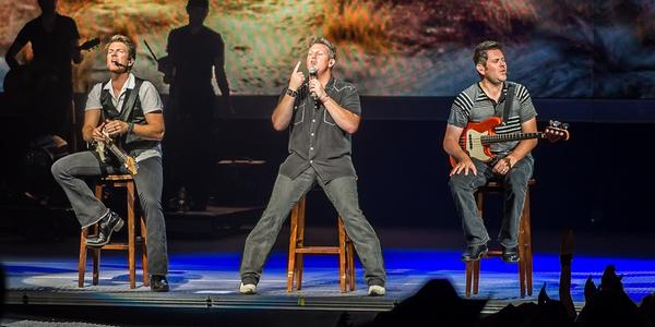 Rascal Flatts performs on stage at the Bryce Jordan Center in 2010.