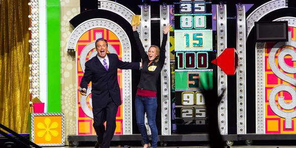 Price is Right Live game show with winner at BJC in 2017