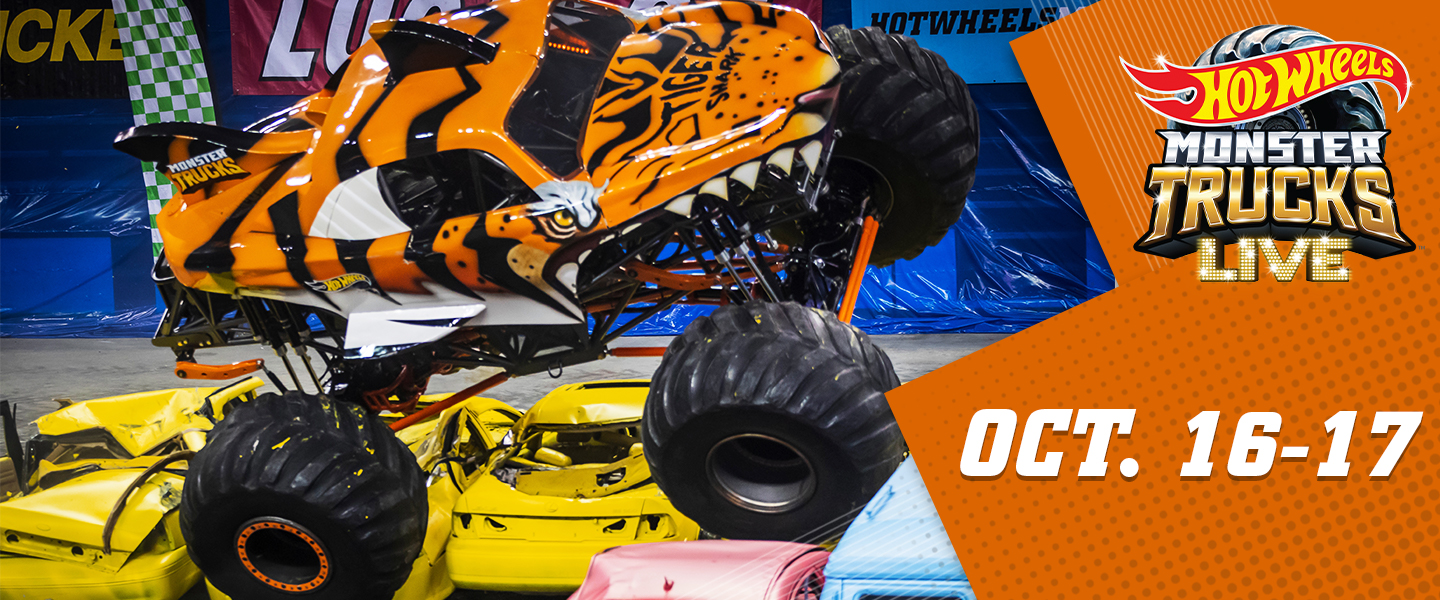 Hot Wheels Monster Trucks Live October 16 and 17, 2021 at the Bryce Jordan Center